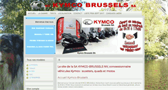 Desktop Screenshot of kymco-brussels.be